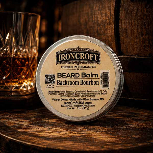 Backroom Bourbon: Beard Balm 2oz.