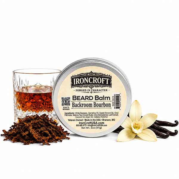 Backroom Bourbon: Beard Balm 2oz.