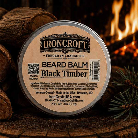 Black Timber: Beard Balm 2oz.